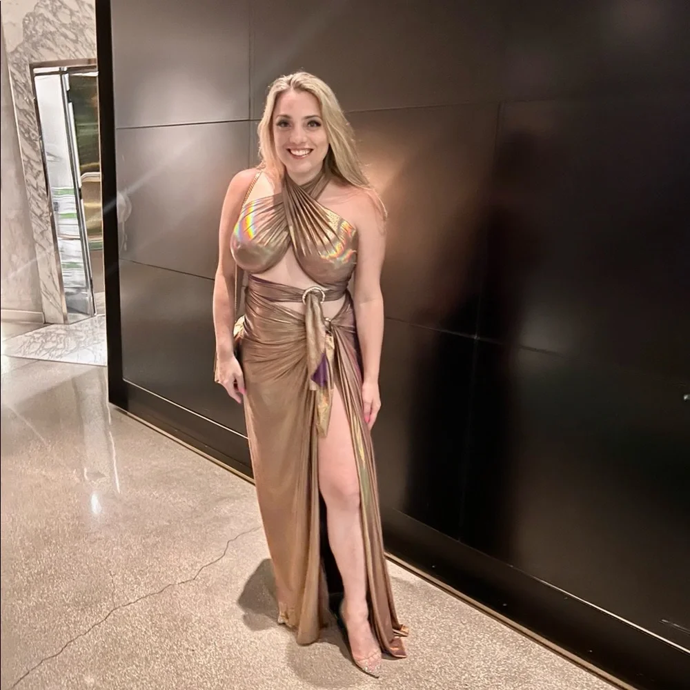 Bronx & Banco gold dress - Picture 3 of 3